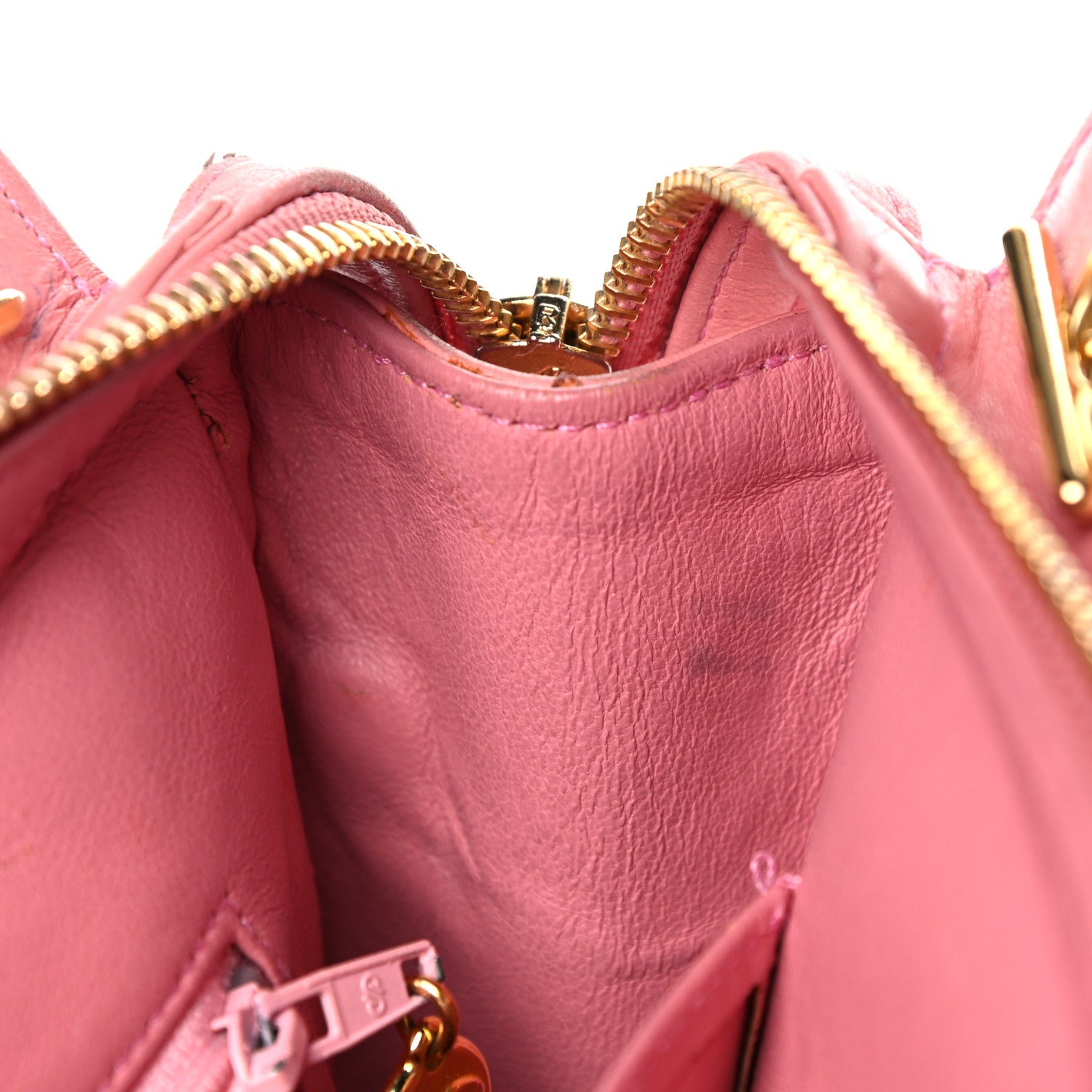 Chanel Lambskin Quilted Pocket Flap Shoulder Bag Pink 20 of 43