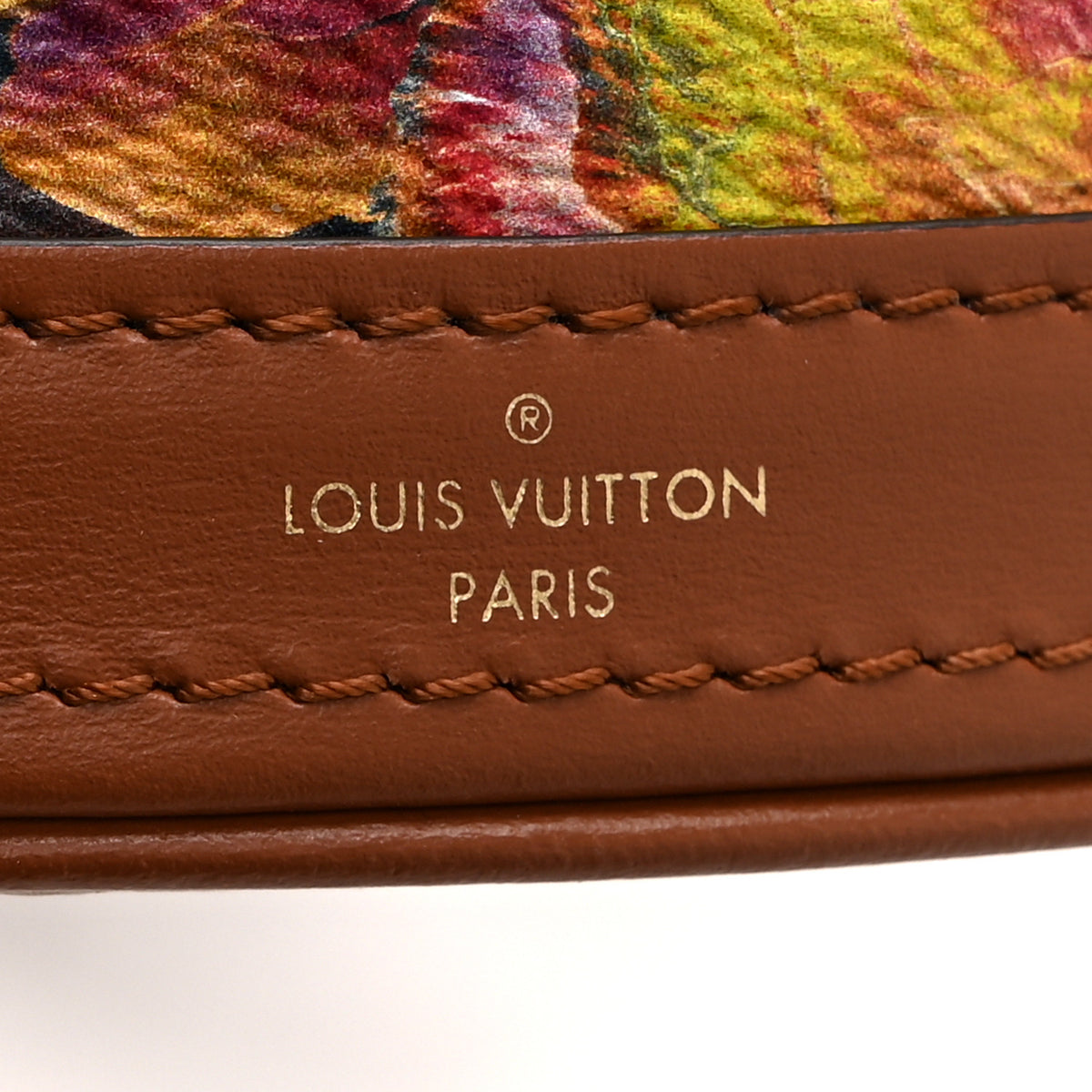 Metallic Monogram LV Garden Nano Bucket Bag Gold