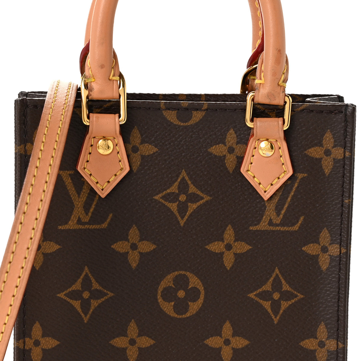 Louis Vuitton Monogram Petit Sac Plat 7 of 9