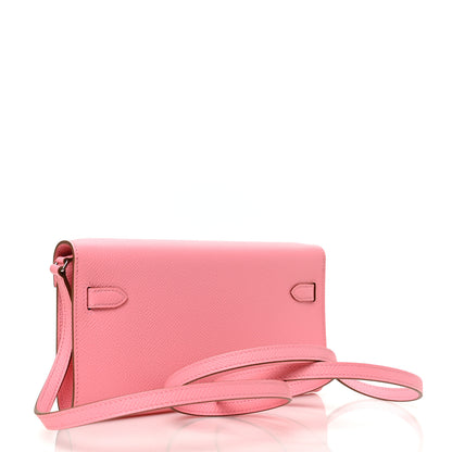Hermes Epsom Kelly Wallet To Go Rose Confetti 3 of 8