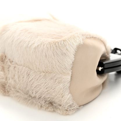 Chanel Rabbit Fur N°5 Frame Bag Beige 10 of 12