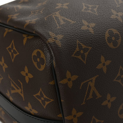 Louis Vuitton Monogram Macassar Keepall Bandouliere 45 9 of 10