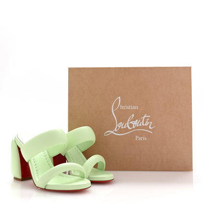 Christian Louboutin Nappa Inflama Sab 85 Sandals 36 Studio Green 9 of 9