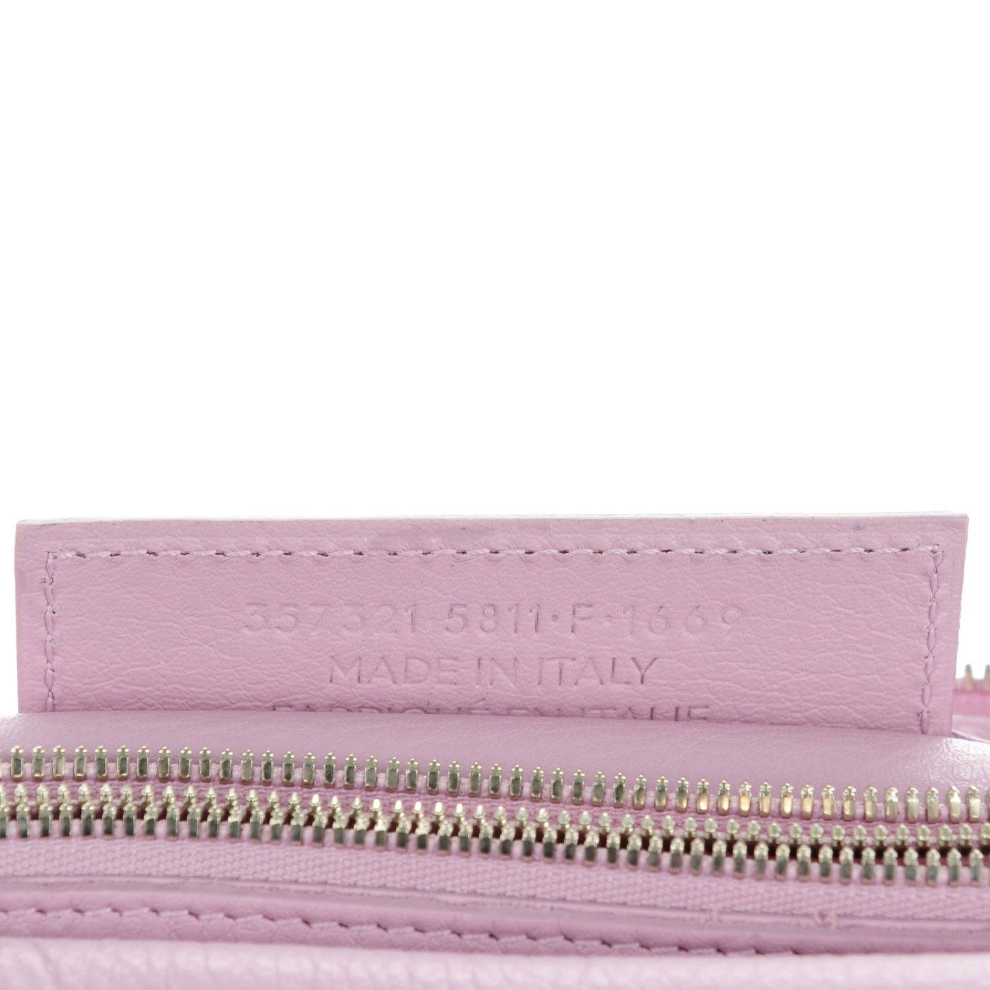 Calfskin Papier Mini Triple Crossbody Rose Orchid
