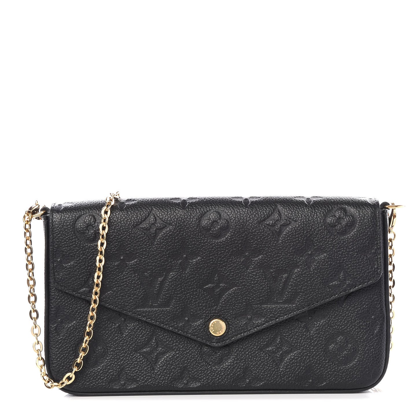 Empreinte Pochette Felicie Chain Wallet Black