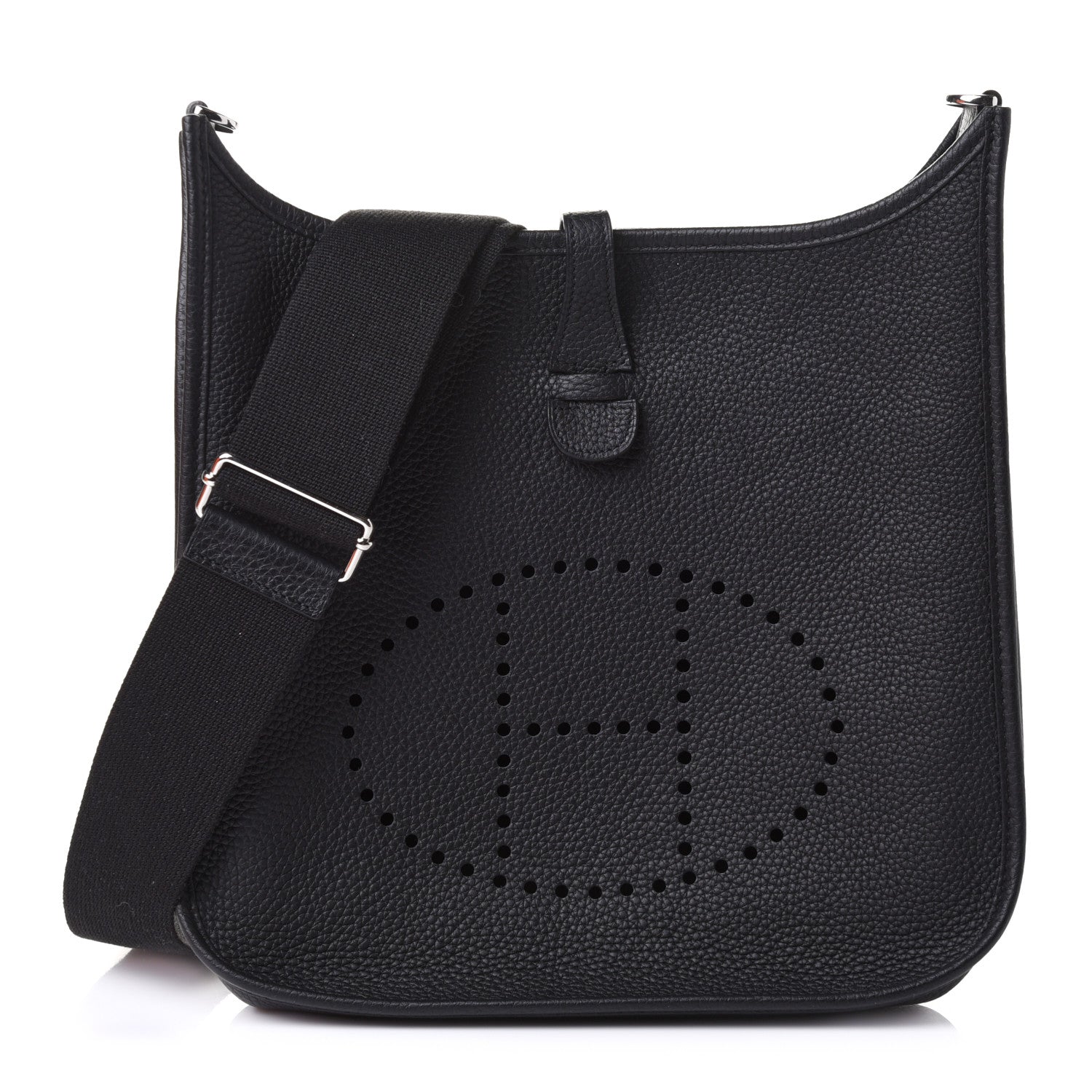 Hermes Taurillon Clemence Evelyne III PM Black 1 of 10