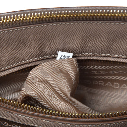 Prada Saffiano Small Galleria Double Zip Tote Cammeo 7 of 13