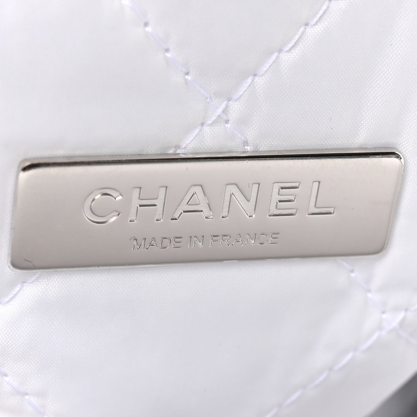 Shearling Sheepskin Lambskin Quilted Clutch With Chain White