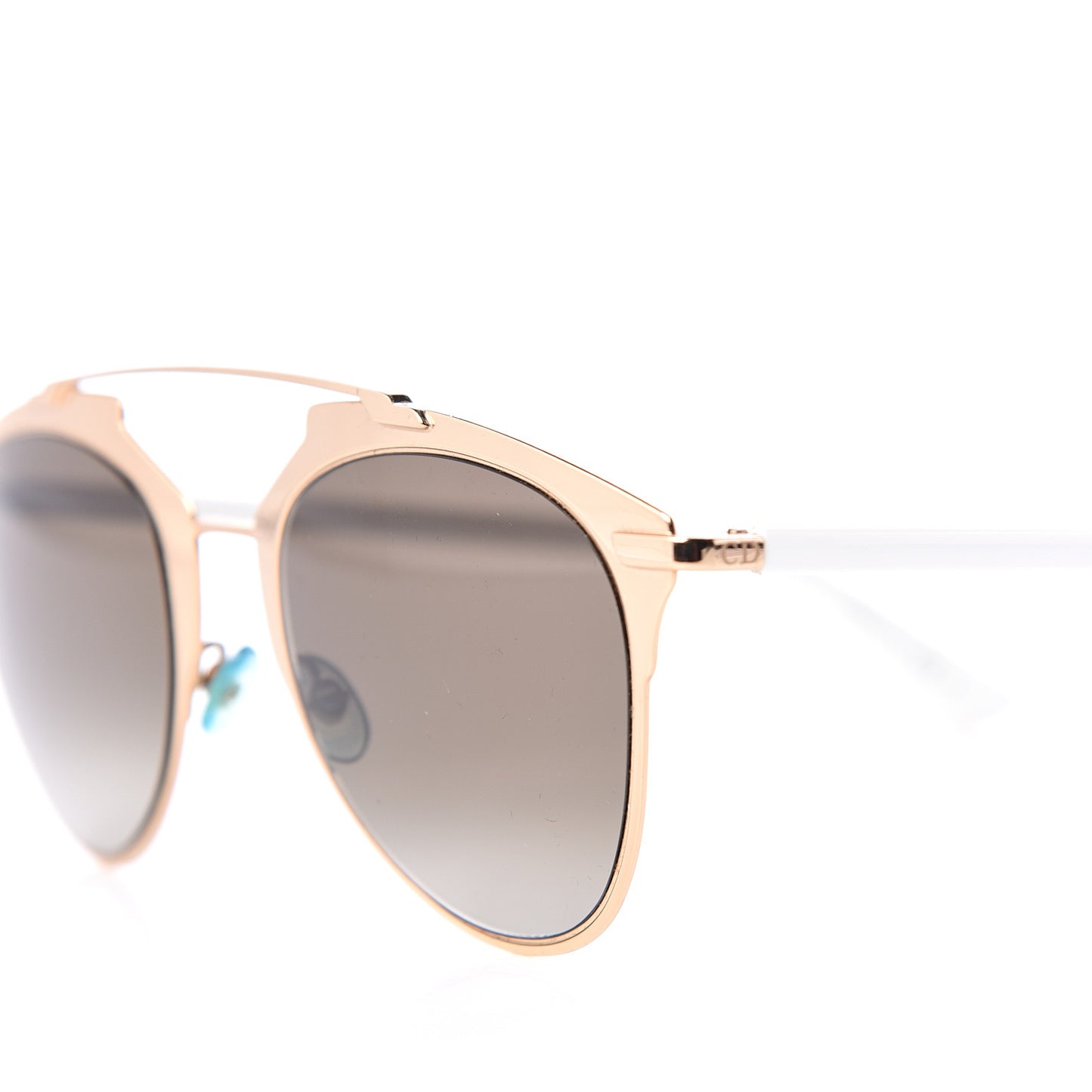 So Real Sunglasses White Gold