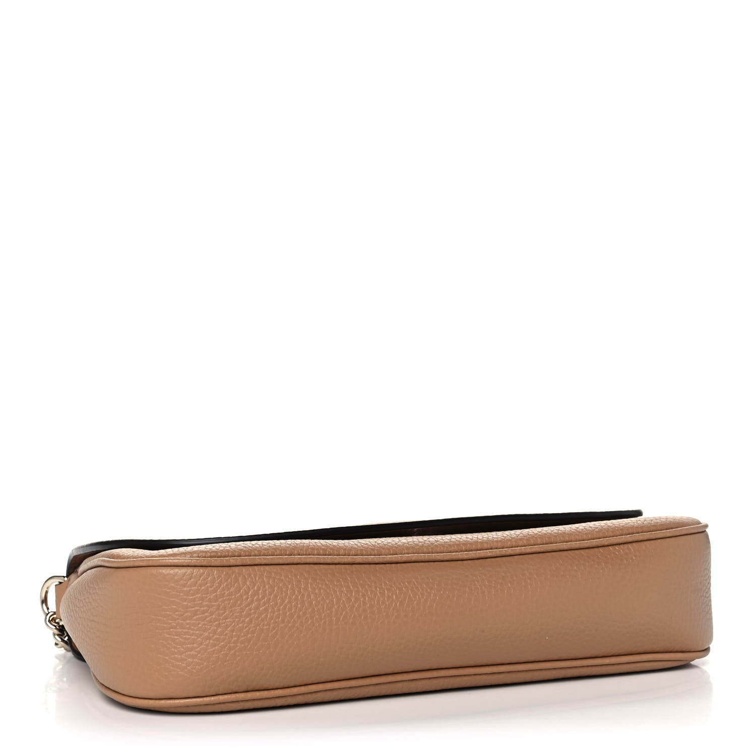 Gucci Pebbled Calfskin Medium Soho Flap Crossbody Camelia 4 of 11