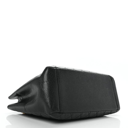 Chanel Caviar Quilted Grand Shopping Tote GST Black 3 of 10