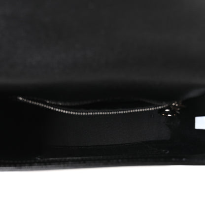Off-White Saffiano Striped Mini Diag Binder Clip Bag Black White Indus 5 of 9