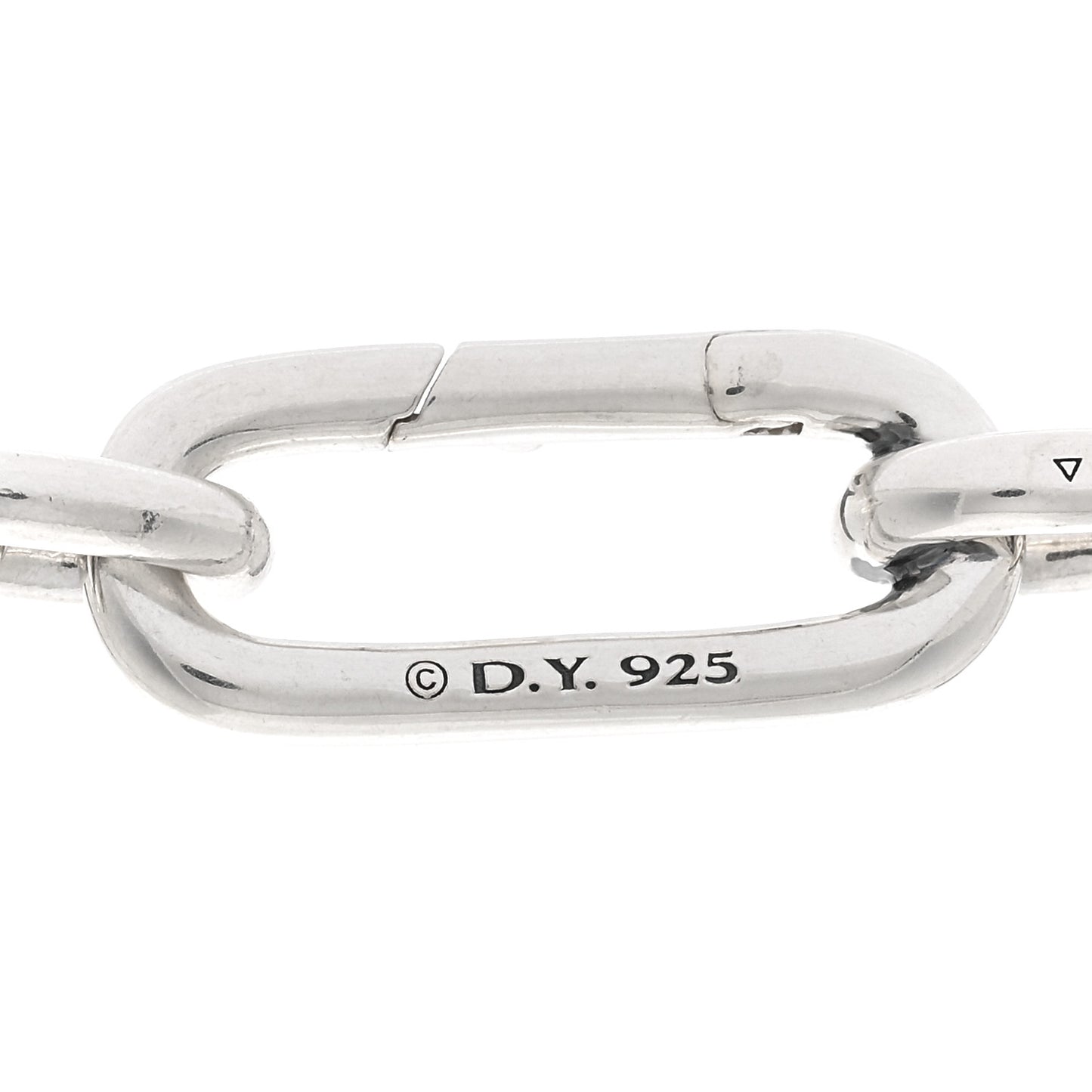 Sterling Silver Diamond 9.8mm Lexington Chain Necklace 21"