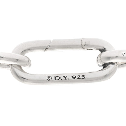 David Yurman Sterling Silver Diamond 9.8mm Lexington Chain Necklace 21" 4 of 4