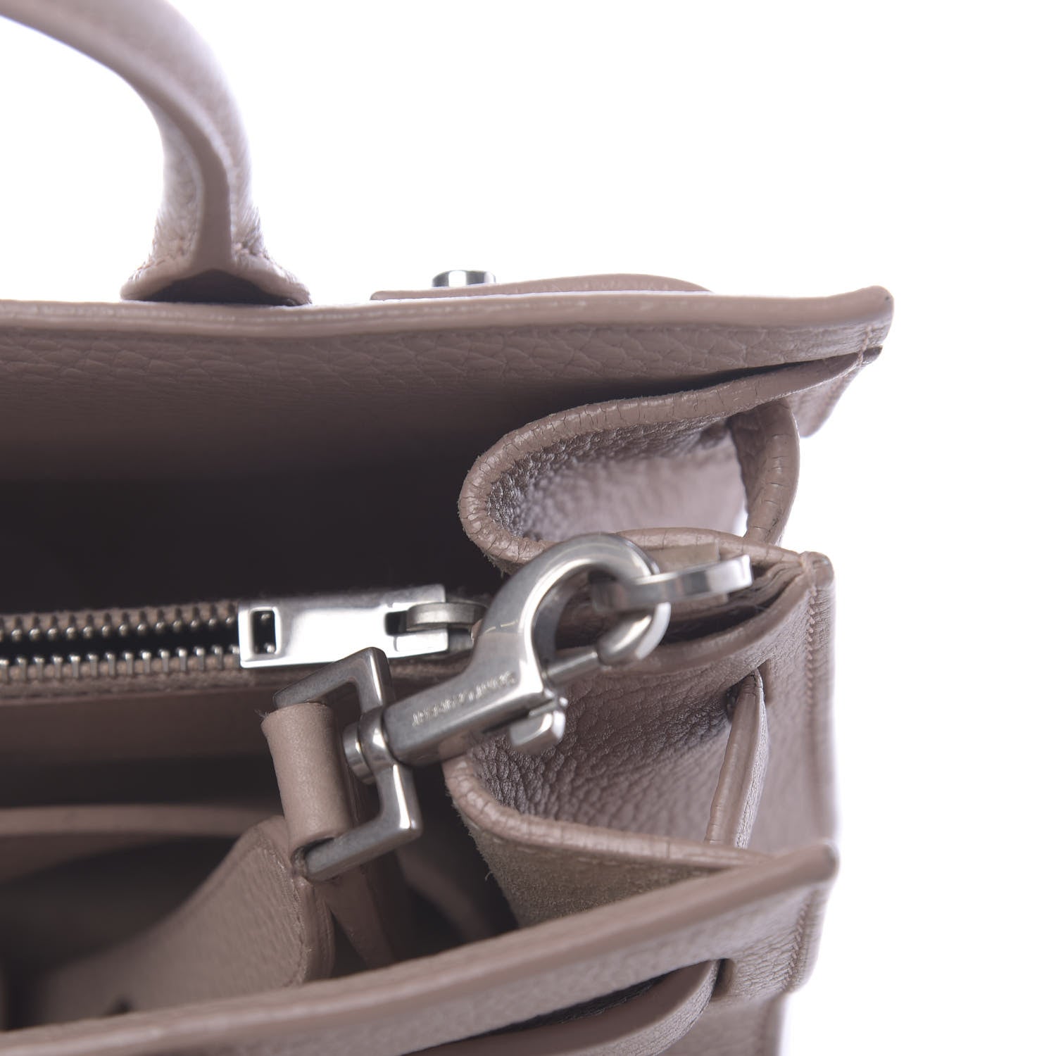 Saint Laurent Grained Calfskin Nano Sac De Jour Souple Nude 14 of 16