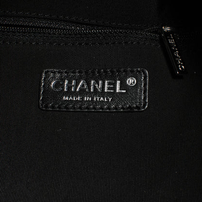 Chanel Vinyl Stretch Spirit Large Cabas Tote Black 6 of 8