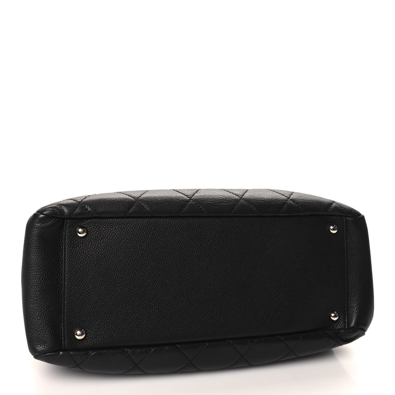 Chanel Caviar Quilted CC Timeless Soft Tote Black 4 of 12