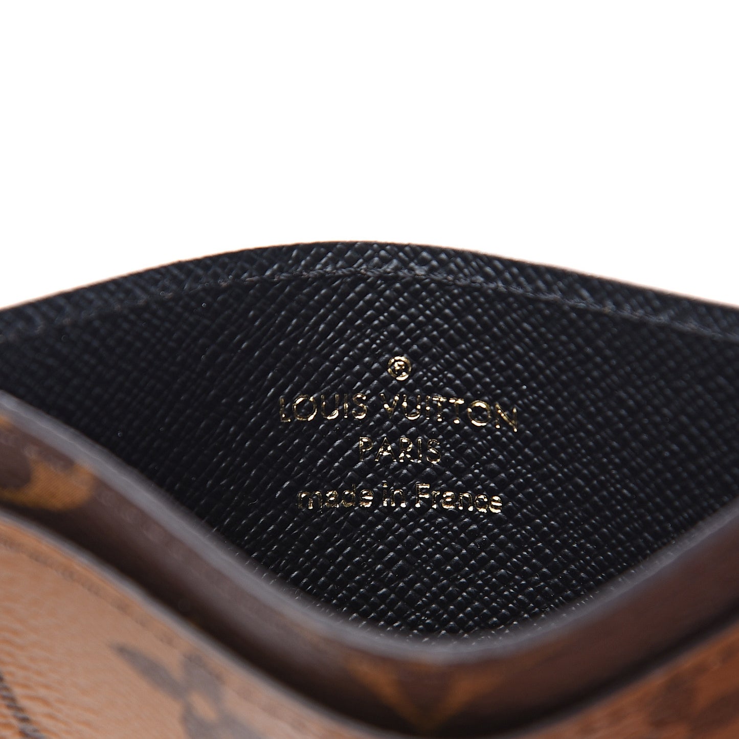 Reverse Monogram Card Holder