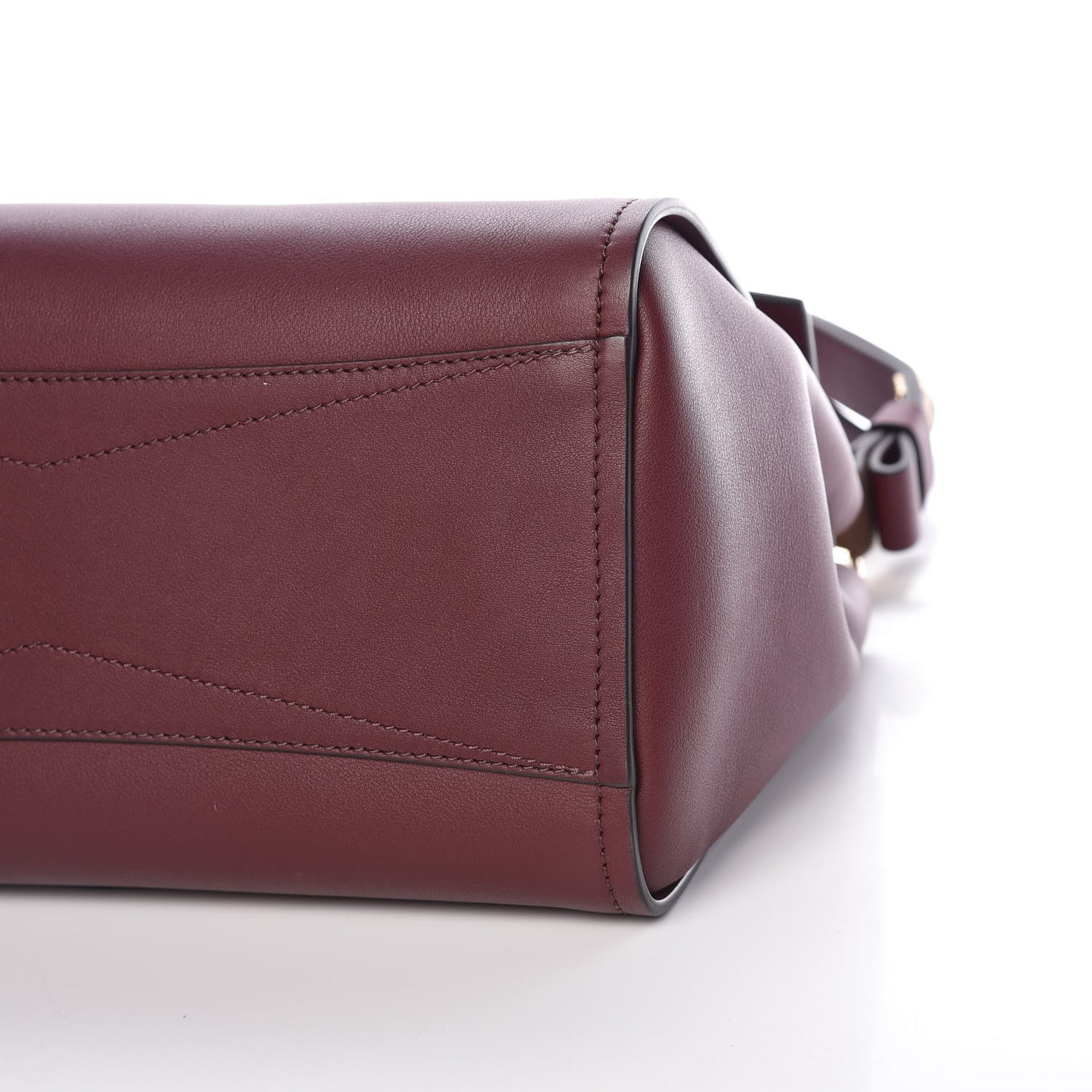 Calfskin Small Mystic Shoulder Bag Eggplant