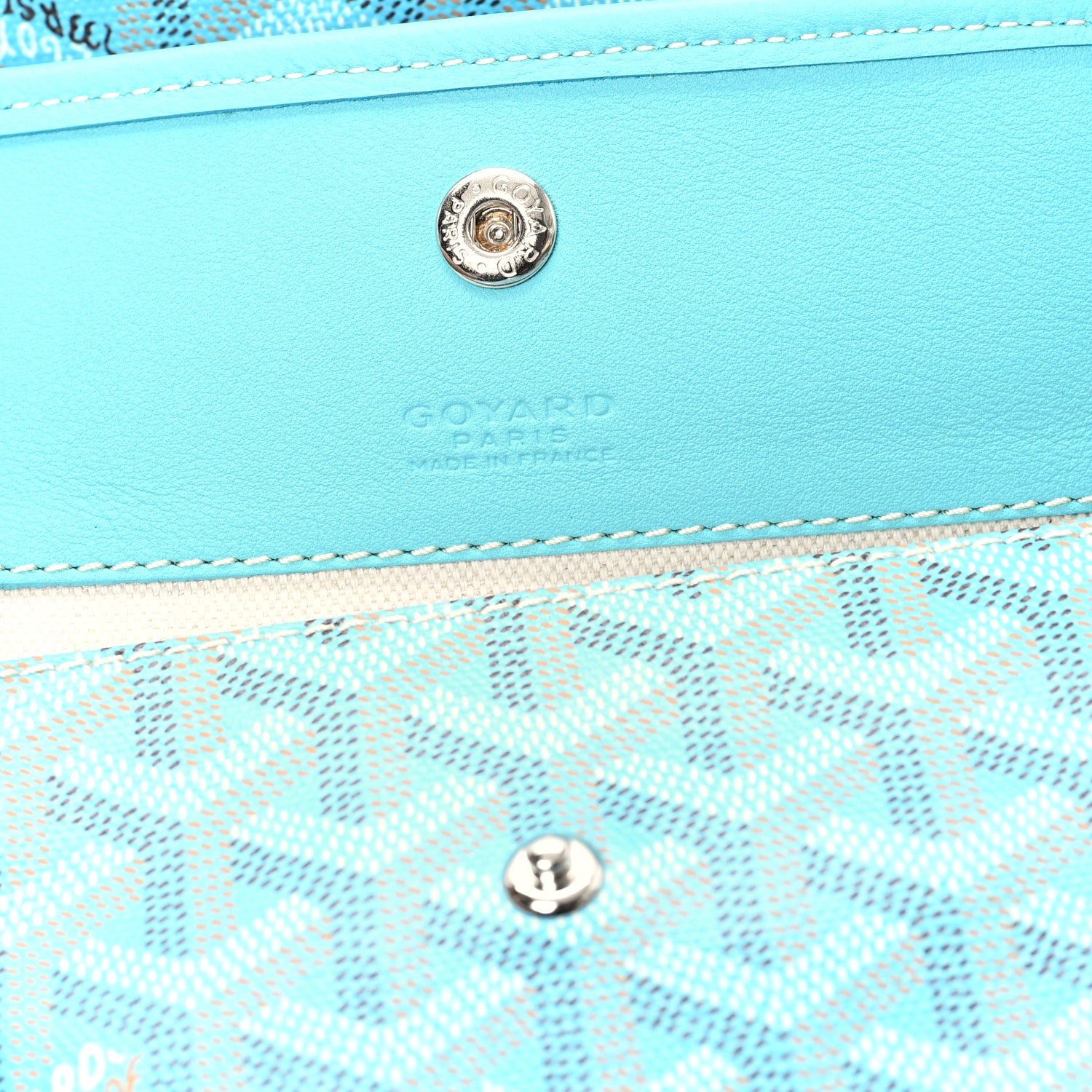 Goyard Goyardine Saint Louis GM Balise Beach Towel Set Turquoise 7 of 11