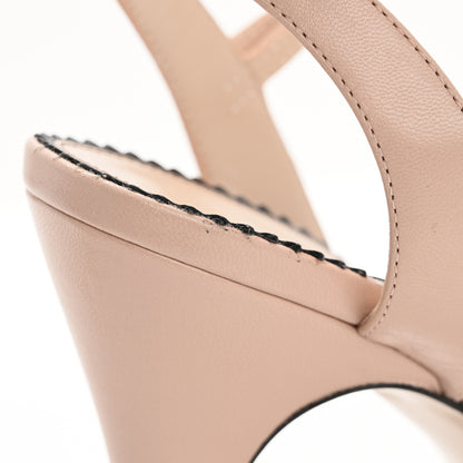 Gucci Malaga Kid Interlocking G Studs 155mm Platform Sandals 35 Perfect Pink 10 of 12