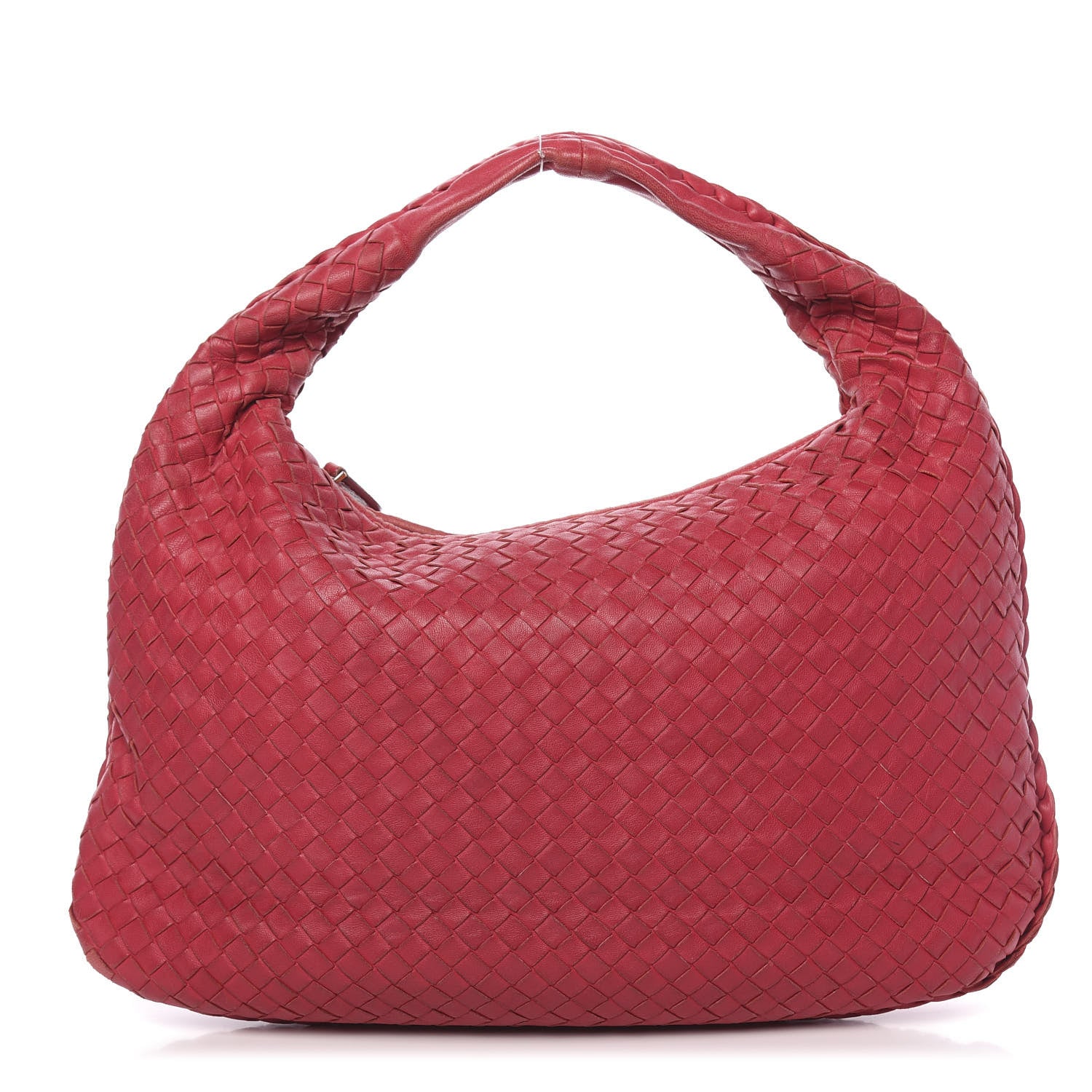 Bottega Veneta Nappa Intrecciato Medium Veneta Hobo Fuchsia 1 of 15