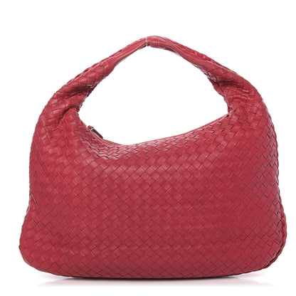 Bottega Veneta Nappa Intrecciato Medium Veneta Hobo Fuchsia 1 of 15
