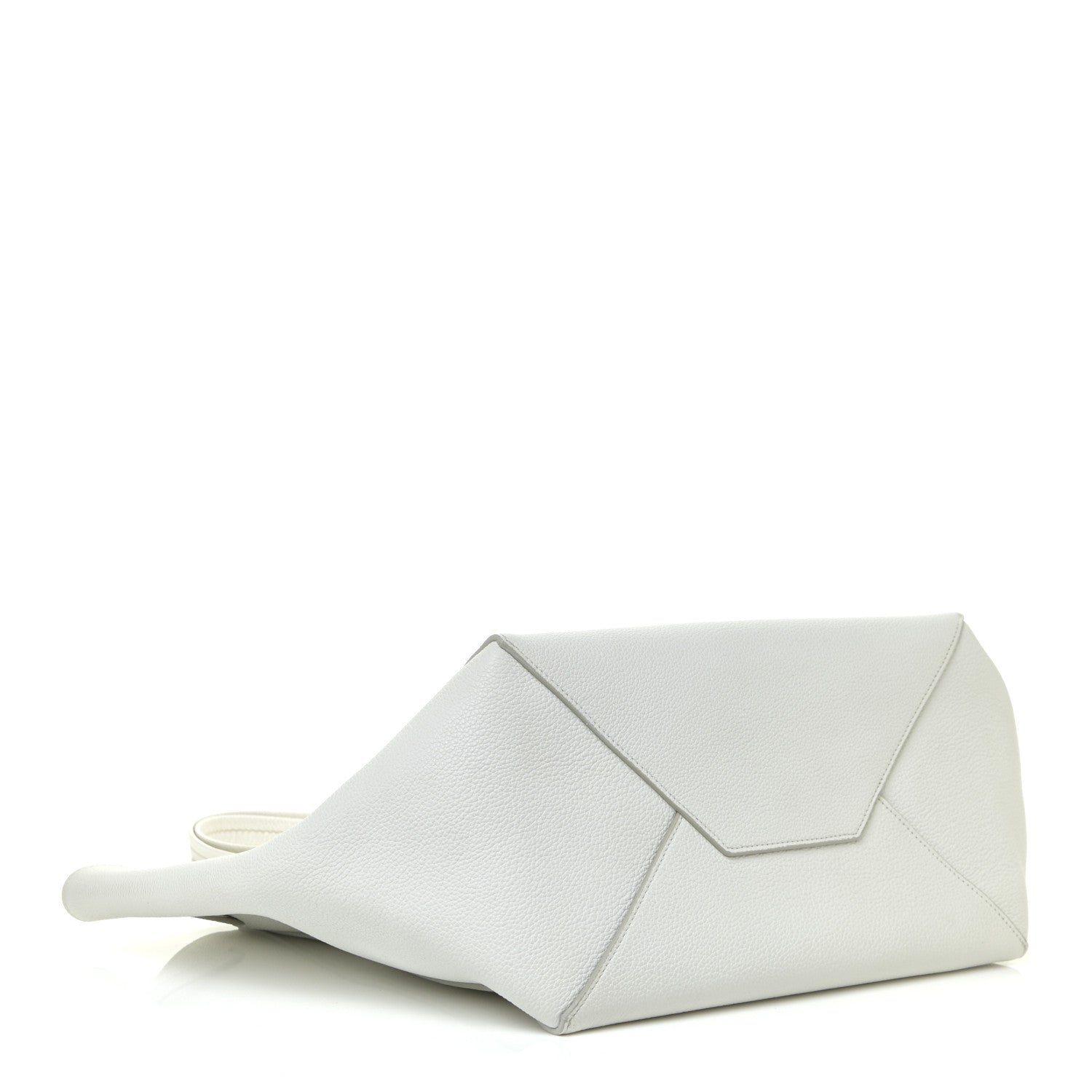 Celine Soft Grained Calfskin Small Belt Cabas Light Grey 4 of 18