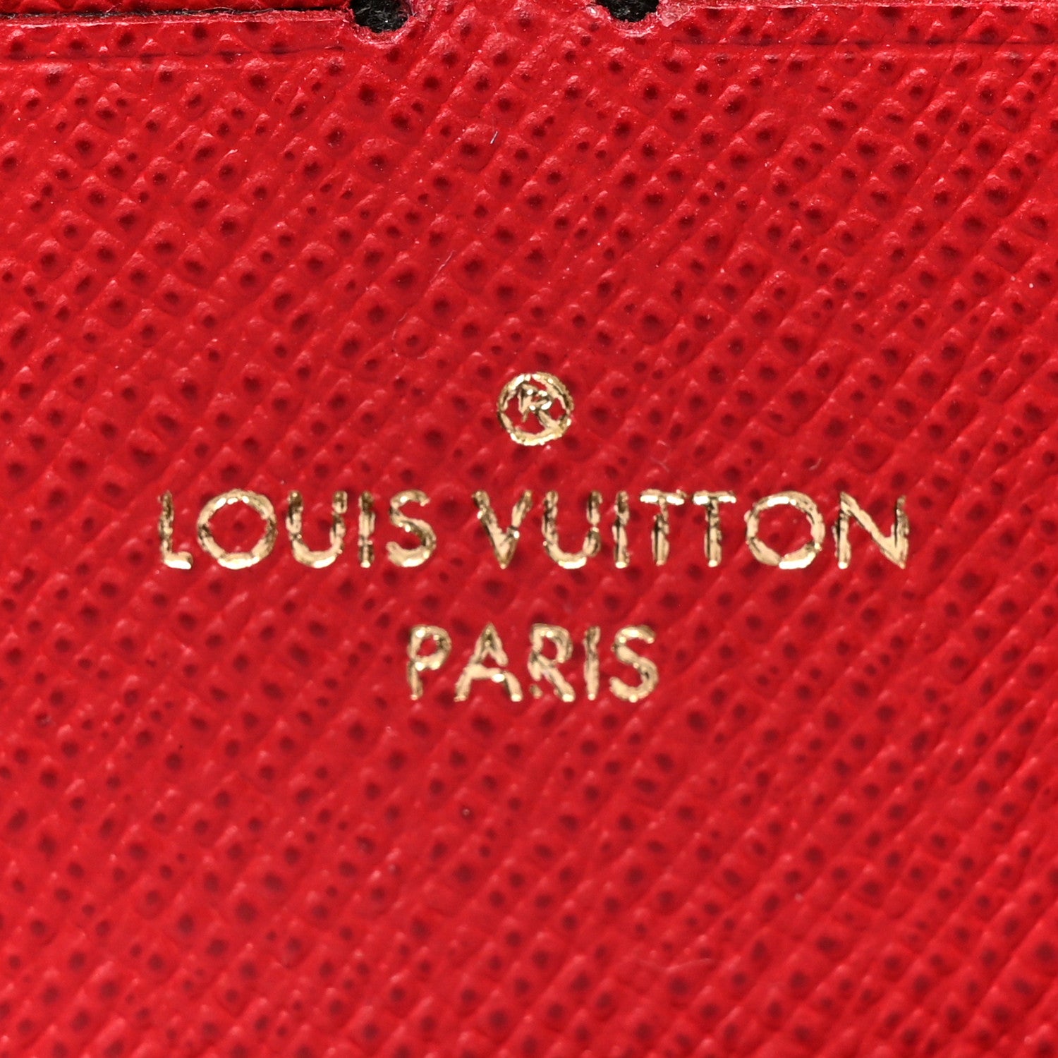 Louis Vuitton Damier Ebene Clemence Wallet Cherry 8 of 10
