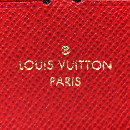 Louis Vuitton Damier Ebene Clemence Wallet Cherry 8 of 10