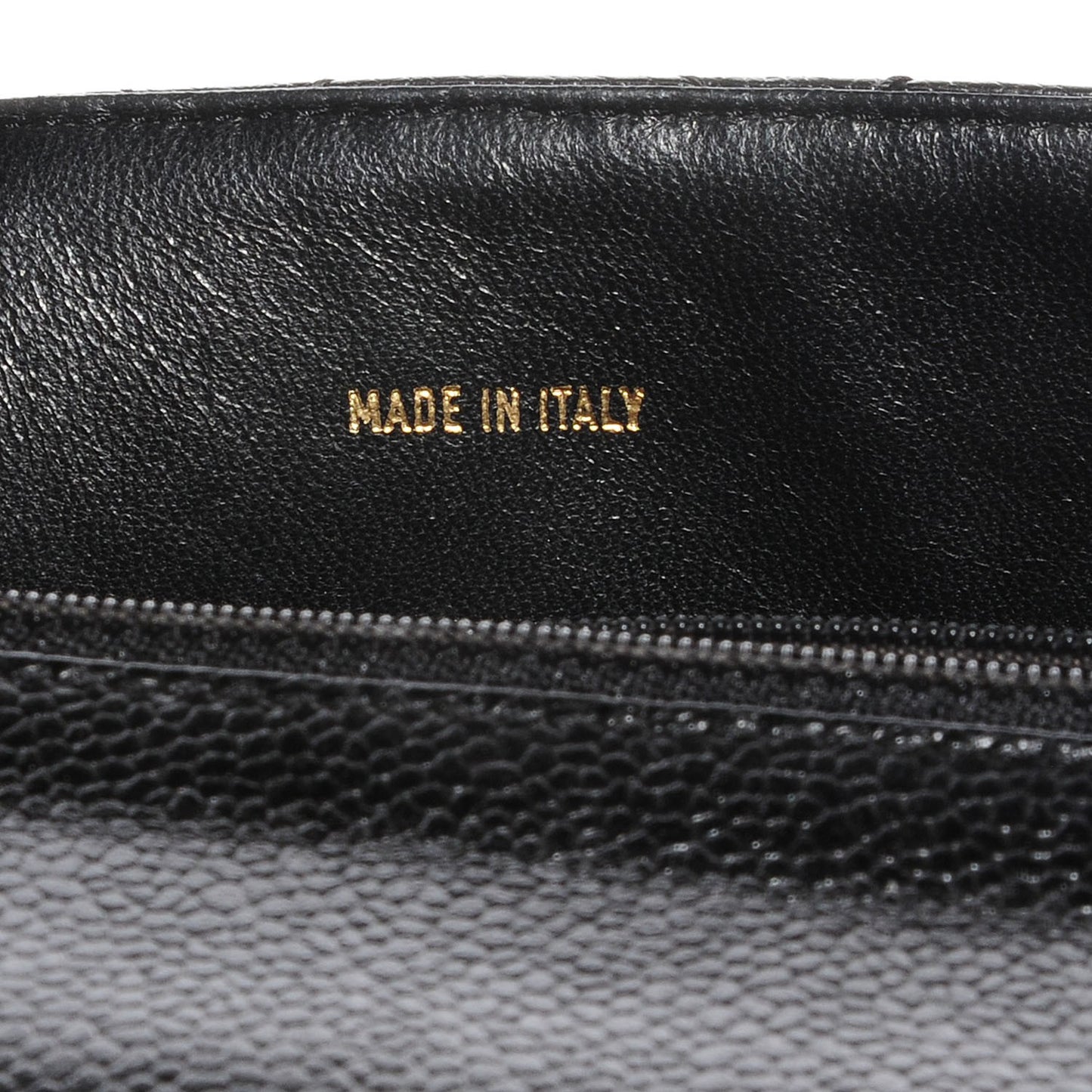 Caviar Kelly Jumbo Flap Bag Black