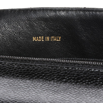 Chanel Caviar Kelly Jumbo Flap Bag Black 9 of 10