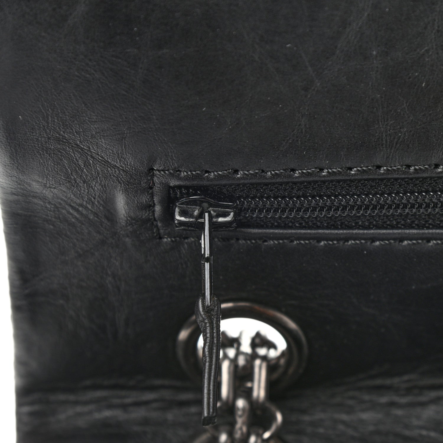 Chanel Aged Calfskin Quilted 2.55 Reissue 226 Flap Black 13 of 15