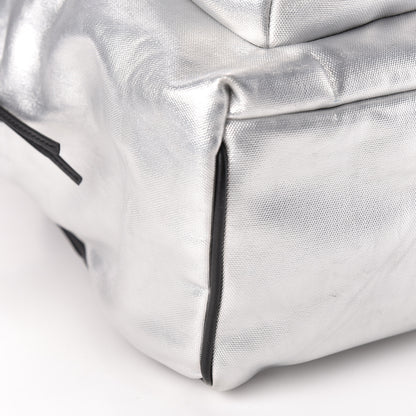Saint Laurent Nylon Metallic Hunting Backpack Silver 8 of 17