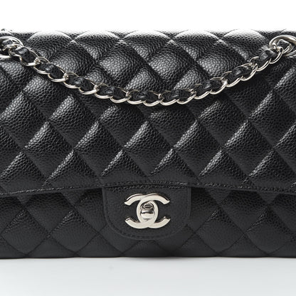 Chanel Caviar Quilted Medium Double Flap Black 8 of 13