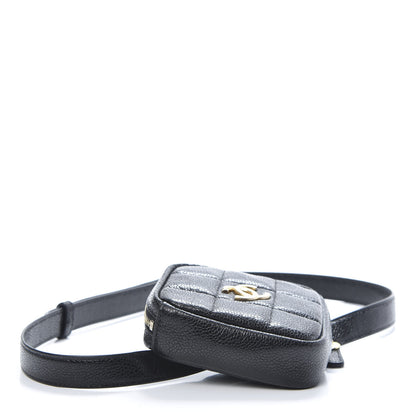 Chanel Caviar Quilted Coin Purse Belt Bag Black 4 of 10