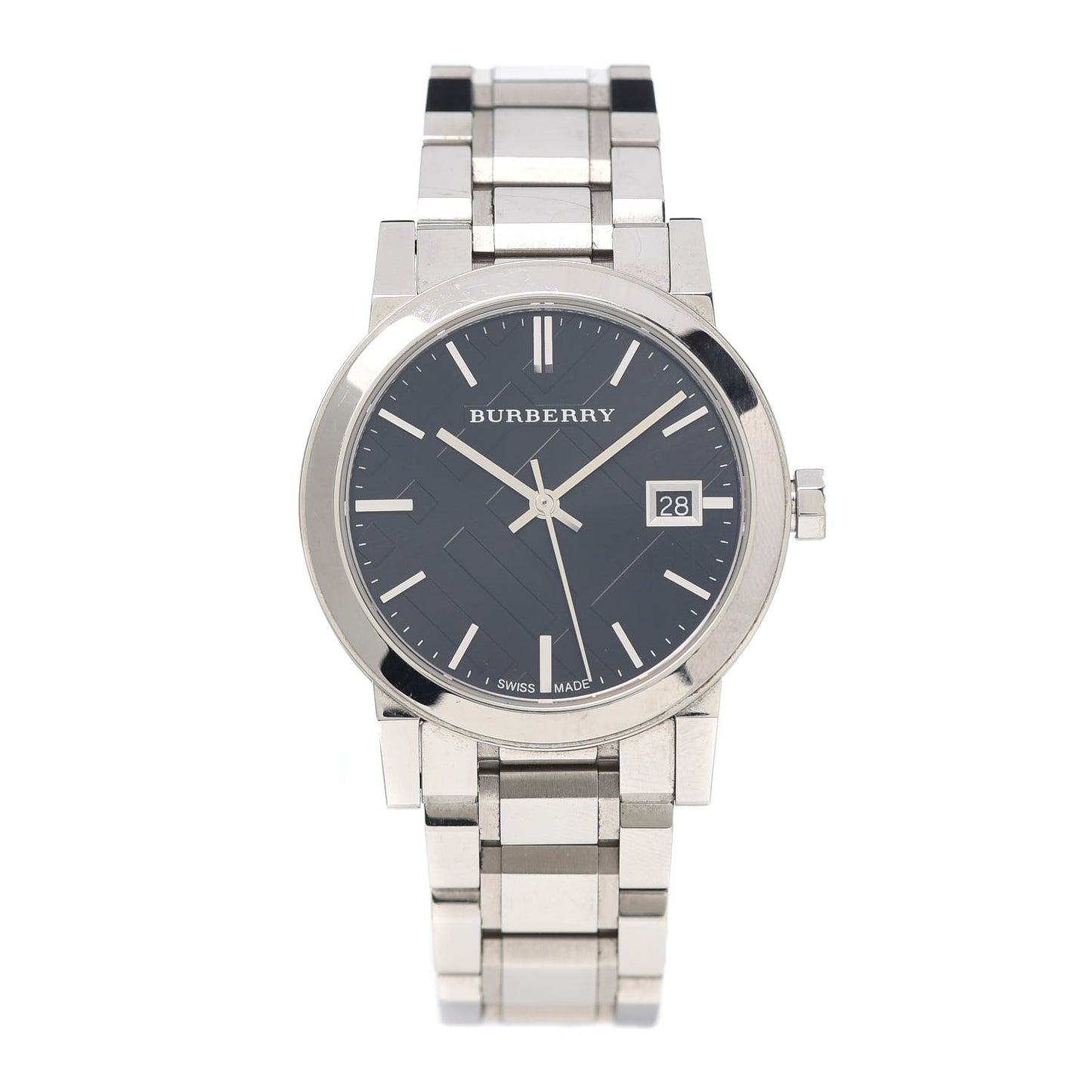 Stainless Steel 34mm The City Quartz Watch Black BU9101
