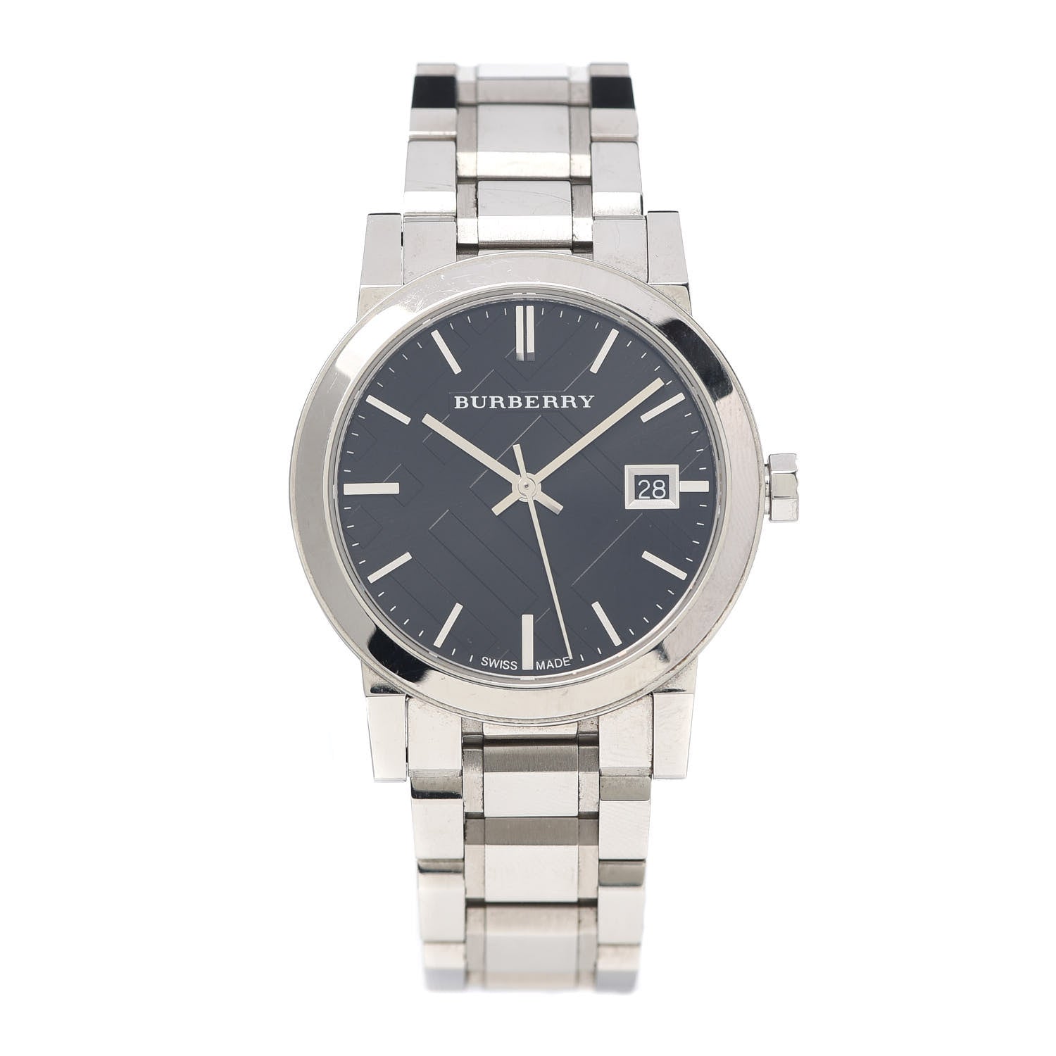 Burberry Stainless Steel 34mm The City Quartz Watch Black BU9101 1 of 6