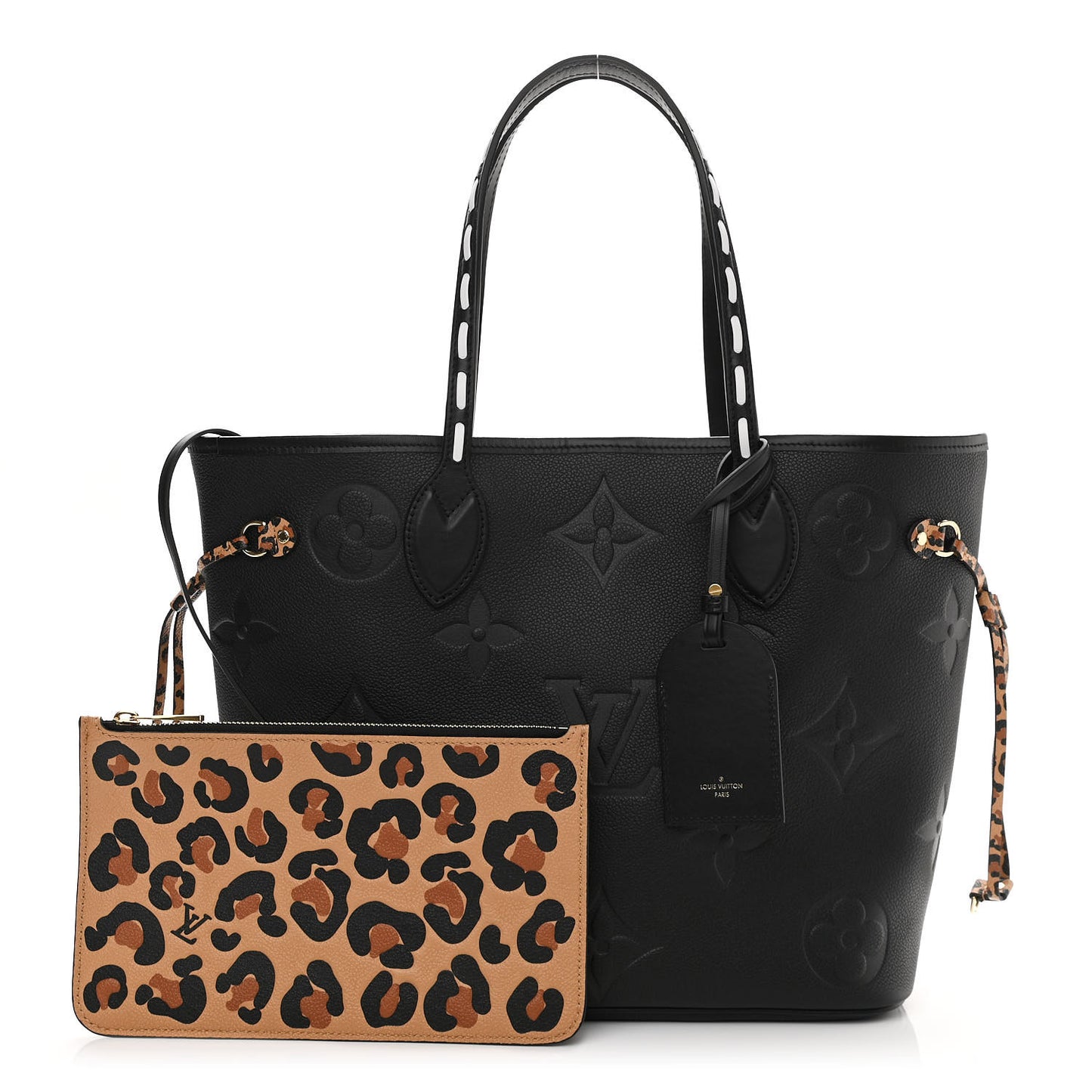 Empreinte Monogram Giant Wild At Heart Neverfull MM Black