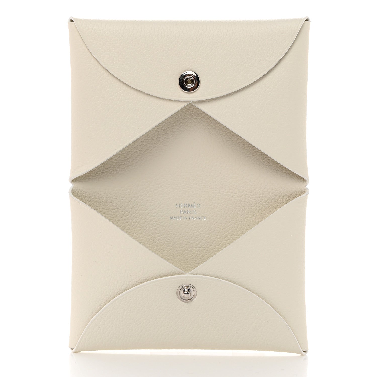Hermes Evercolor Calvi Card Case Nata 5 of 8