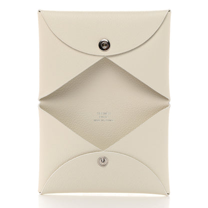 Hermes Evercolor Calvi Card Case Nata 5 of 8