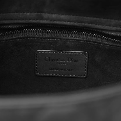 Christian Dior Ultra Matte Calfskin Cannage Medium Lady Dior Black 6 of 9