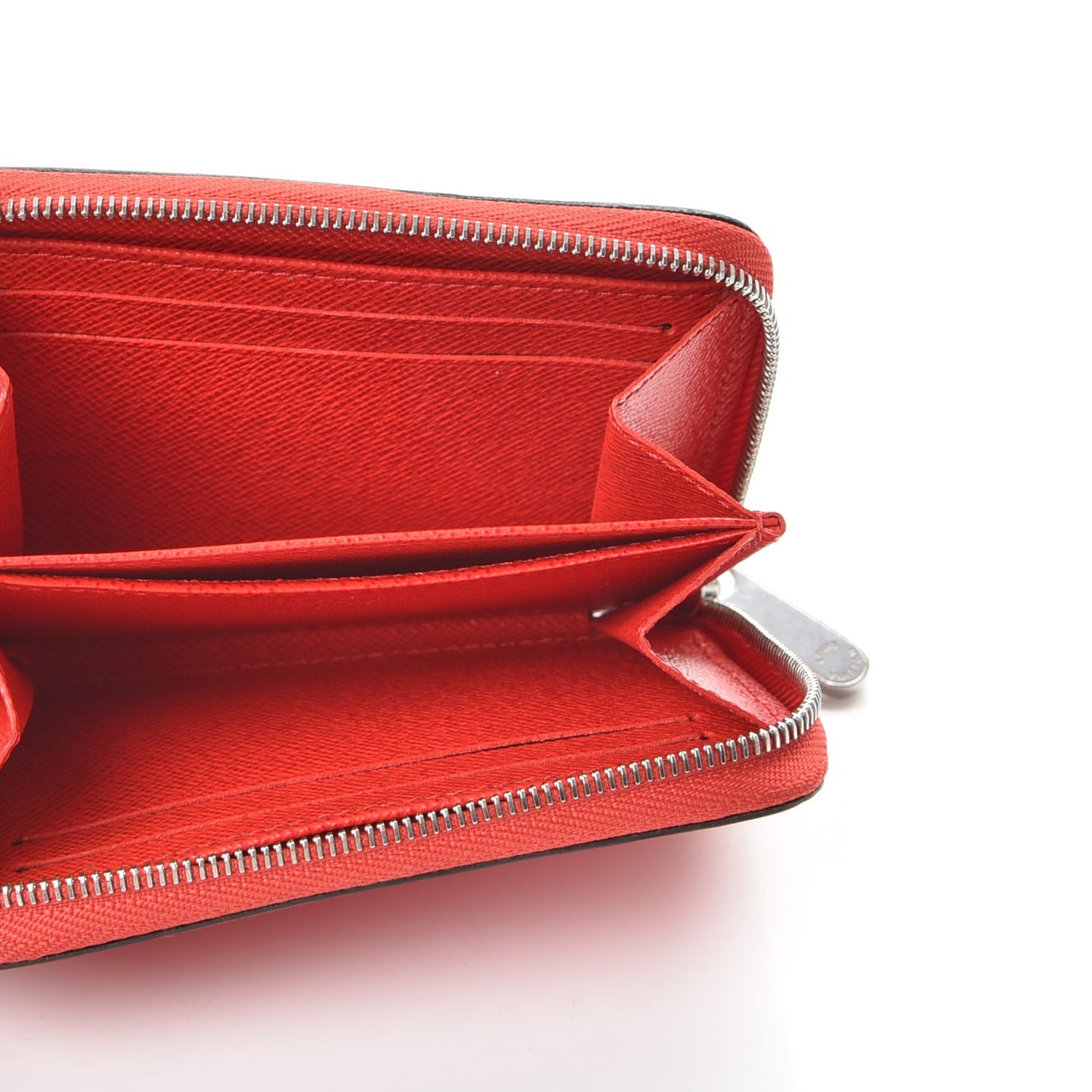 Epi Zippy Coin Purse Coquelicot