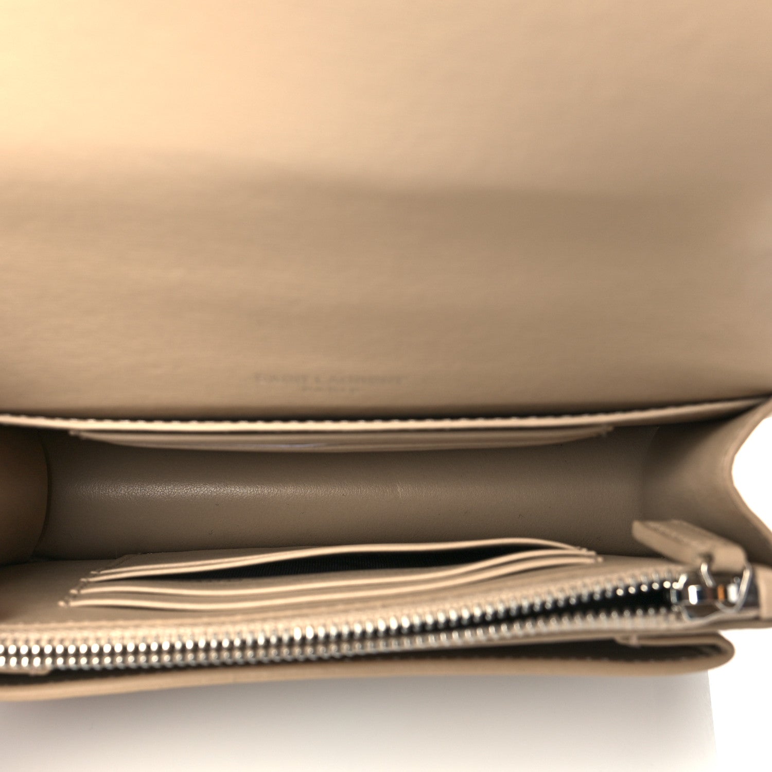 Saint Laurent Calfskin Monogram Sunset Chain Wallet Nude Powder 5 of 11