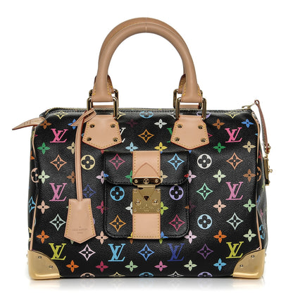 Louis Vuitton Monogram Multicolor Speedy 30 Black 1 of 6