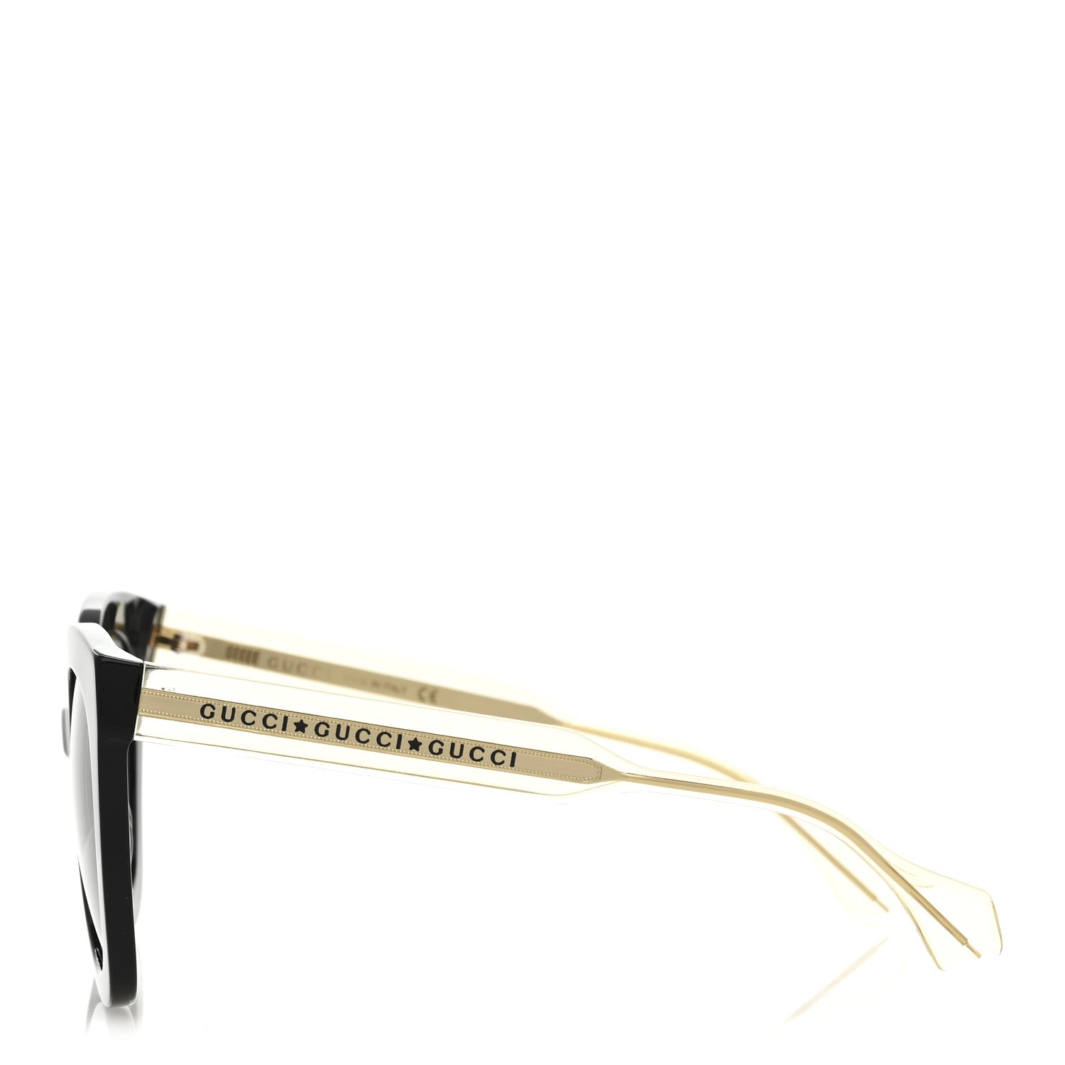 Gucci Acetate Crystal Sunglasses GG0564S Black Grey 3 of 8