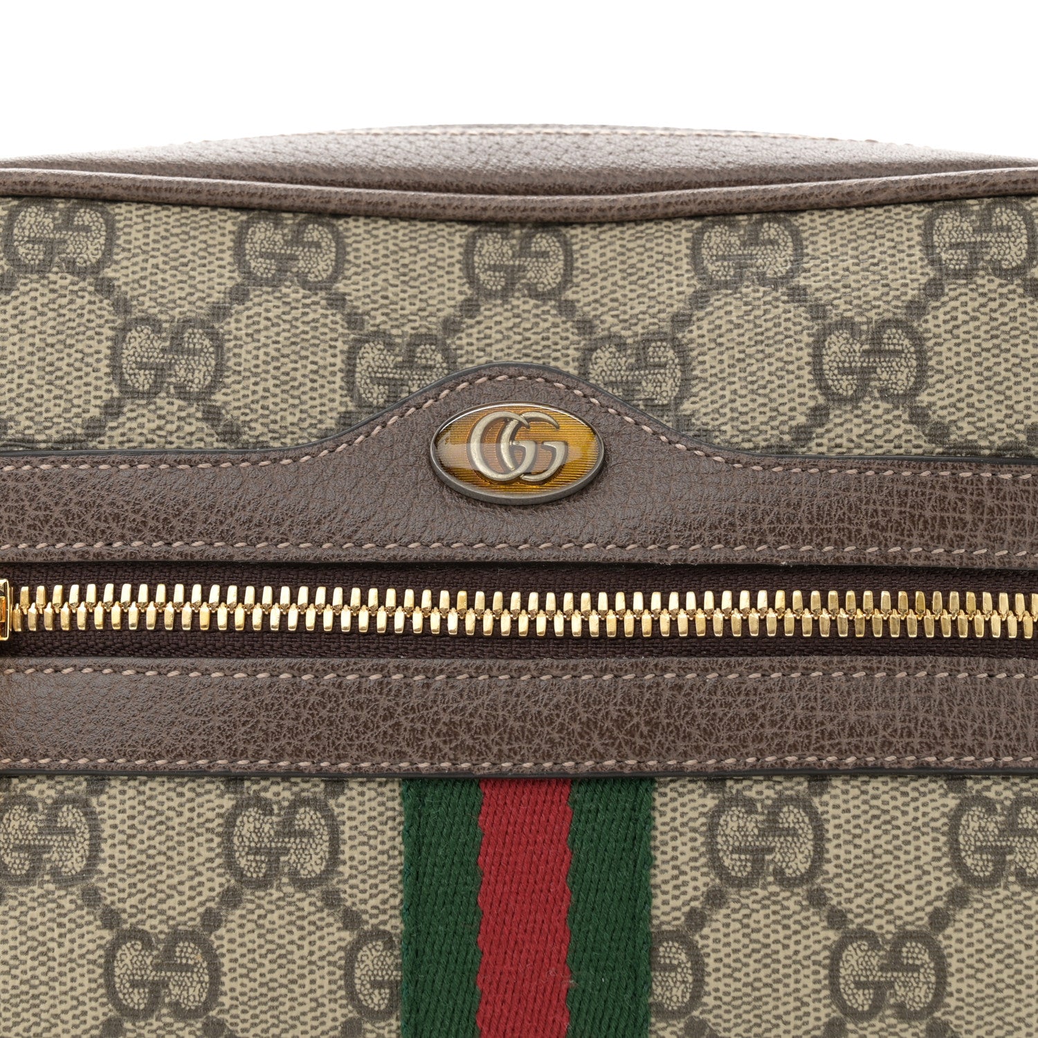 Gucci GG Supreme Monogram Small Ophidia Belt Bag 75 30 Dark Brown 8 of 10