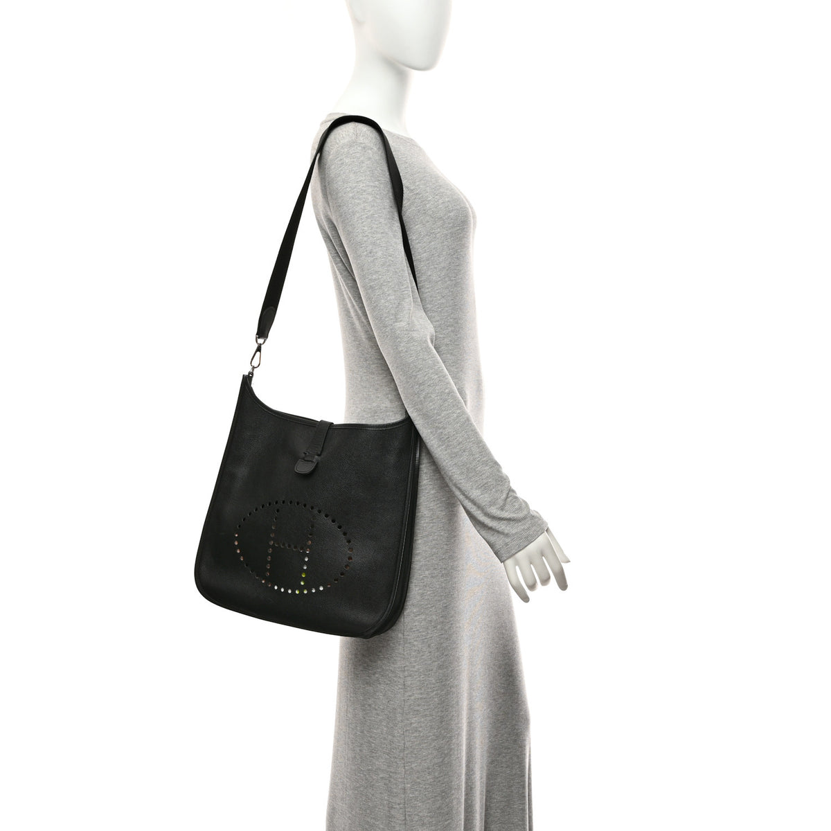 Hermes Epsom Evelyne II GM Black 2 of 10