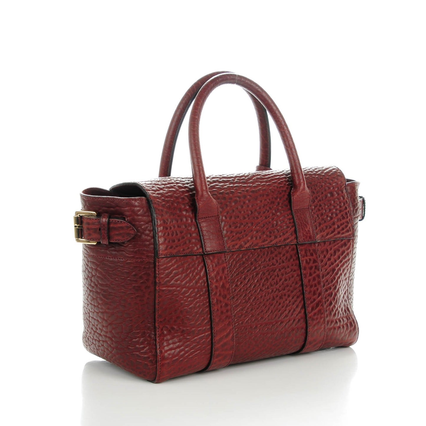 Shrunken Calfskin Small Bayswater Oxblood