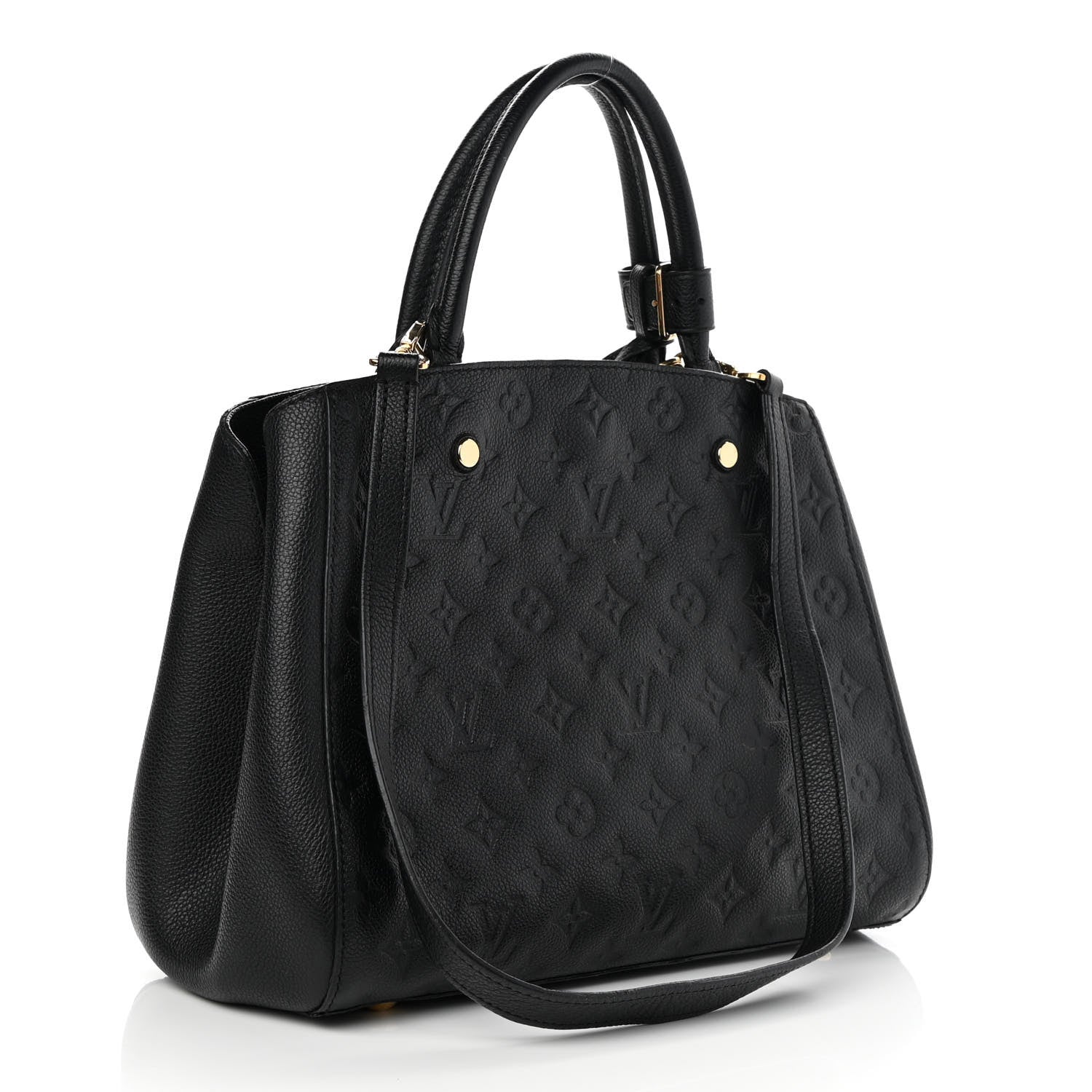 Louis Vuitton Empreinte Montaigne MM Black 3 of 10